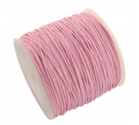 Вощёный шнур, розовый , 5м